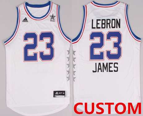 Men & Youth Customized 2015 Eastern All-Stars Revolution 30 Swingman White Jersey